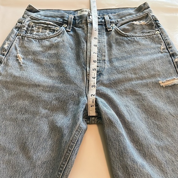Agolde 90’s Mid Rise Straight Size 25 - Picture 6 of 16